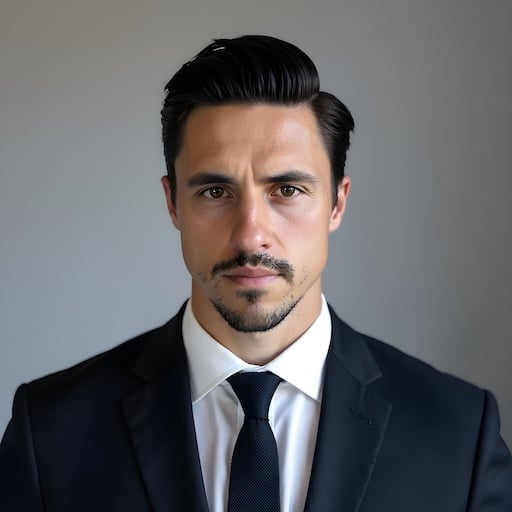 Enhanced professional portrait
